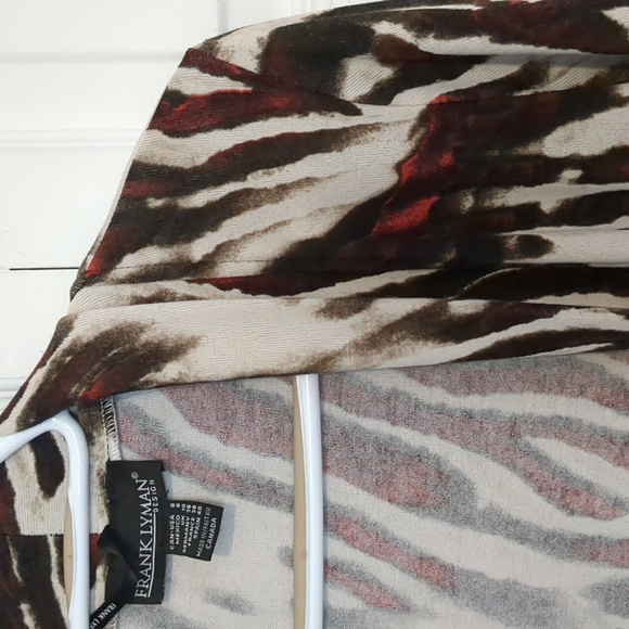 Draped Light Jacket / Cardigan - Frank Lyman - Size 8 - Picture 1 of 5